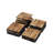 10 PCS Interlocking Deck Tiles Checker Pattern