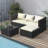 Plust 4-Person Seating Group with Cafe Table-809600556-809600557