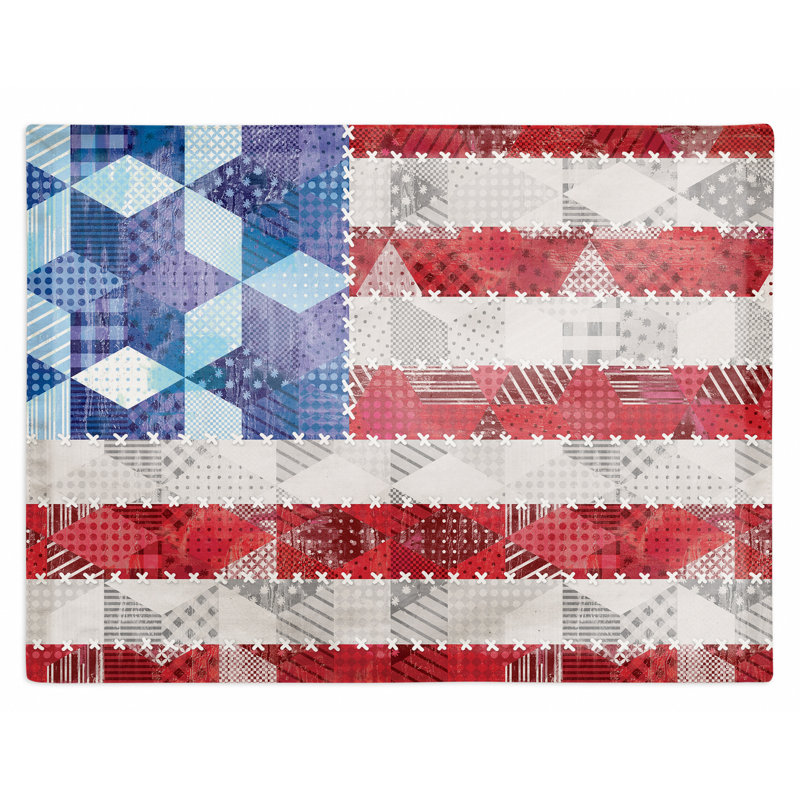 Cragmere Polyester Patchwork Rectangle Placemat
