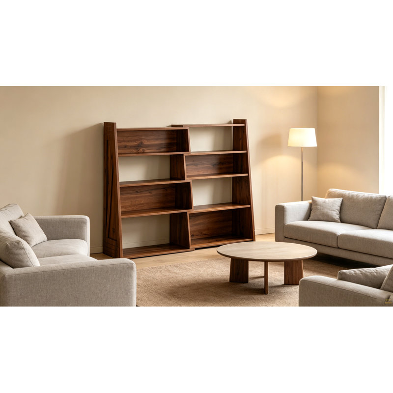 Foldable bookshelf, Dark Brown