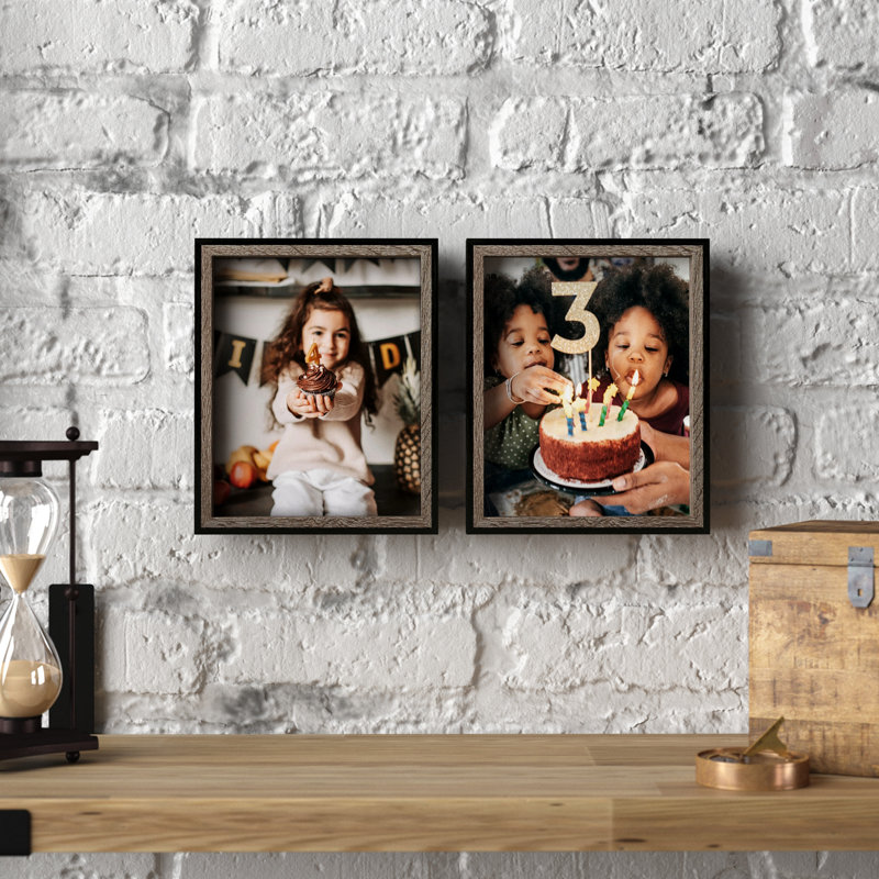 Cadre photo Gaurav, Beige, 8" x 10"