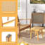 Aleayah Solid Wood Accent Stool