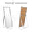 White Standing Mirror Full Length 56X22 Inch  Wood Frame Full-Length Mirror With Stand,  For Living Room, Bedroom, Cloakroom , Entryway-452983750-452983769