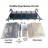 Dual Row Gas Burner Fireplace Kit with Pro Connection Kit, Silica Sand, Glowing Embers, Grate-102290632-102290634