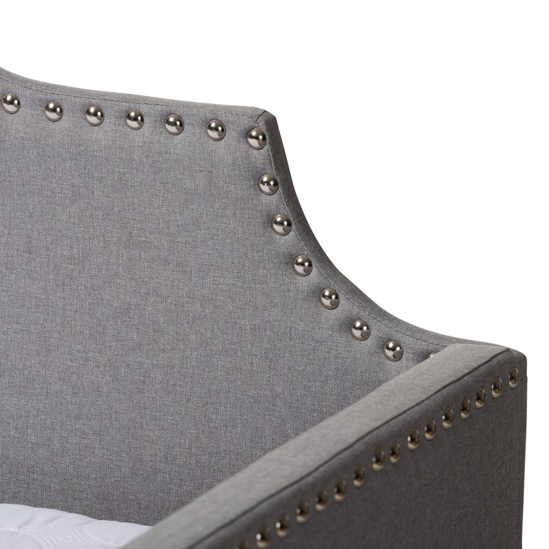Upholstered Daybed, Light Gray