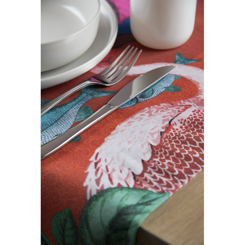 Excelsa table runner Rhapsody cotton 45x140 cm multicolor