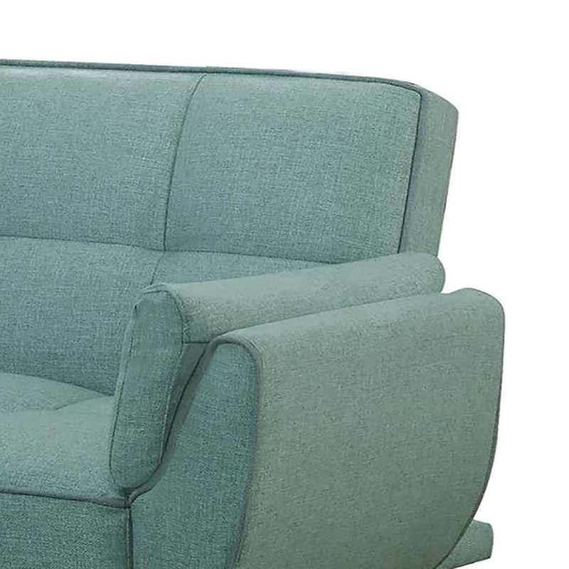 Lashanae Upholstered 83.5'' Sleeper Sofa, Turquoise Blue