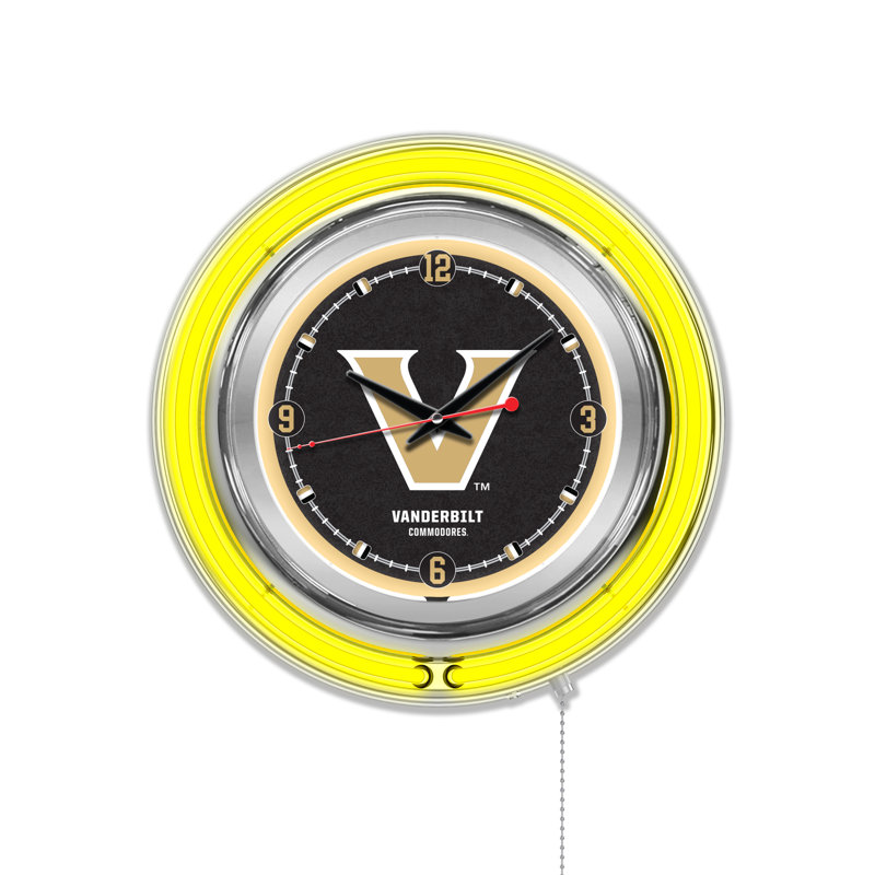 Horloge murale 15 po NCAA, Vanderbilt