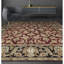 Magnolia Wool Oriental Area Rug in Beige/Red/Black