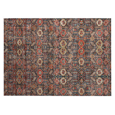 Sonja Washable Floral Indoor / Outdoor Rug
