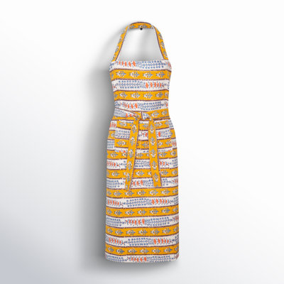 Charlemont Floral Cotton Bib Apron