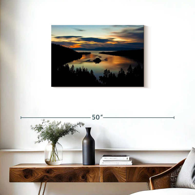 Alvord Emerald Bay au lac Tahoe, H 20 po x l 30 po