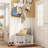 Hall Tree With Bench And Metal Hooks