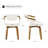Wathen Faux Leather Upholstered Swivel Dining Arm Chair-1645082713
