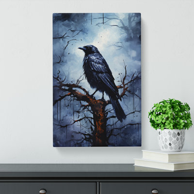 Crow Conceptual - Wrapped Canvas