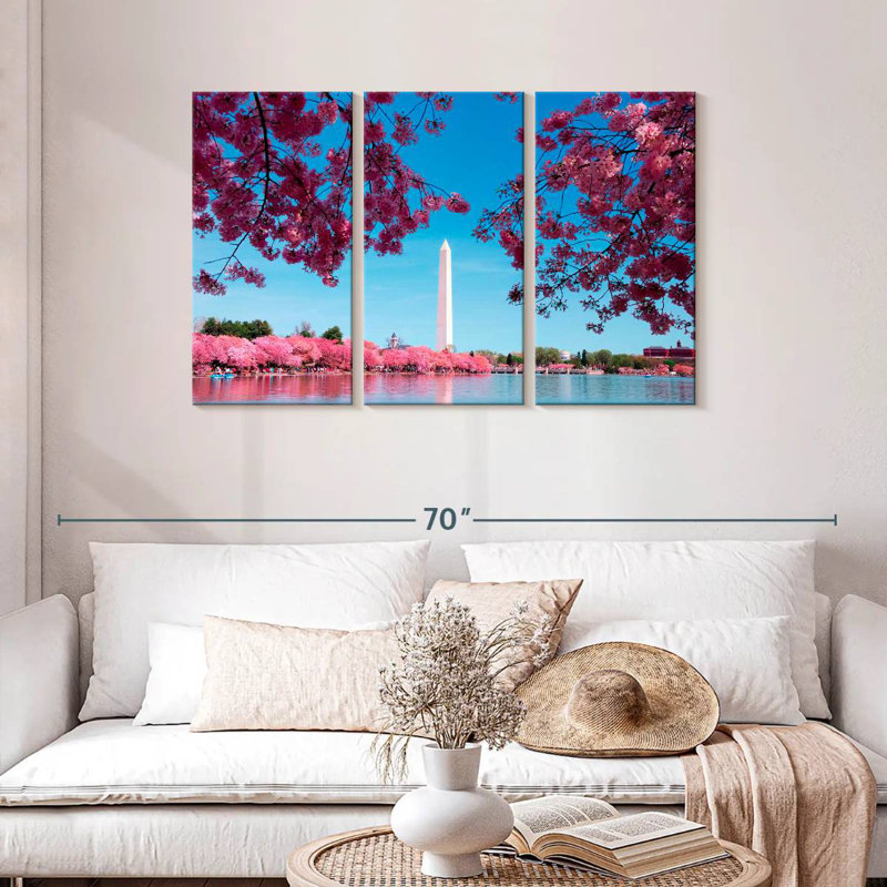 Lilie Washington Spring Sakura, 28" H x 45" W