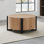 Table basse ronde en bois Amil