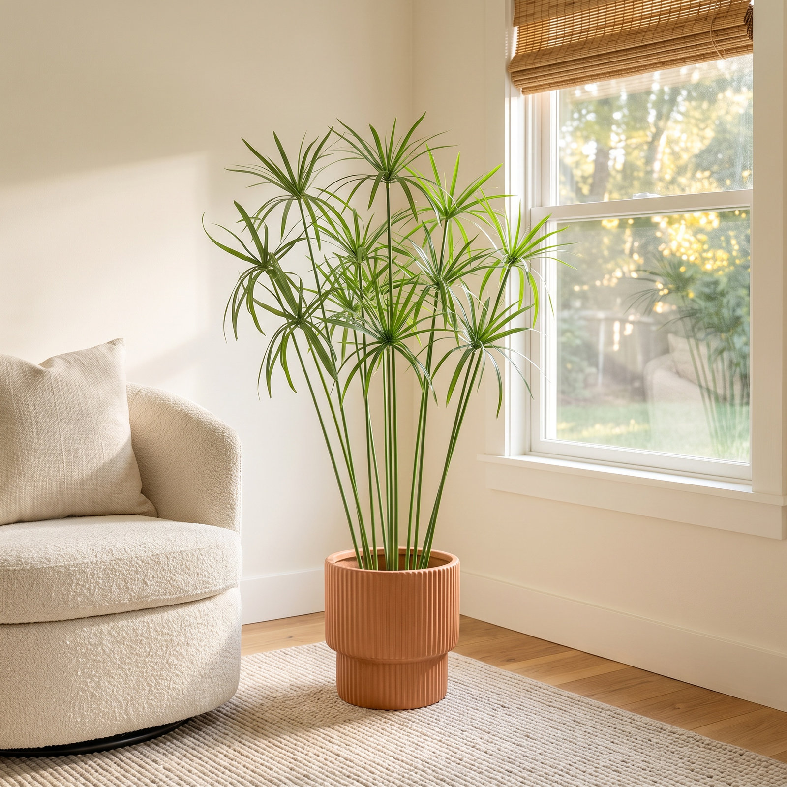 38'' Faux Papyrus Grass Grass
