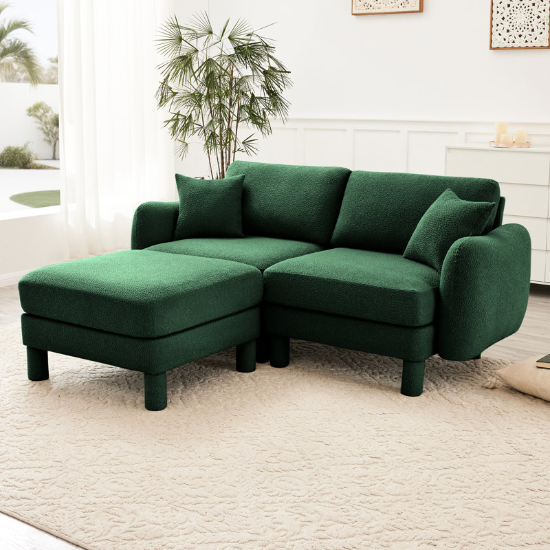 Tissu à 2 places Boucle, Vert