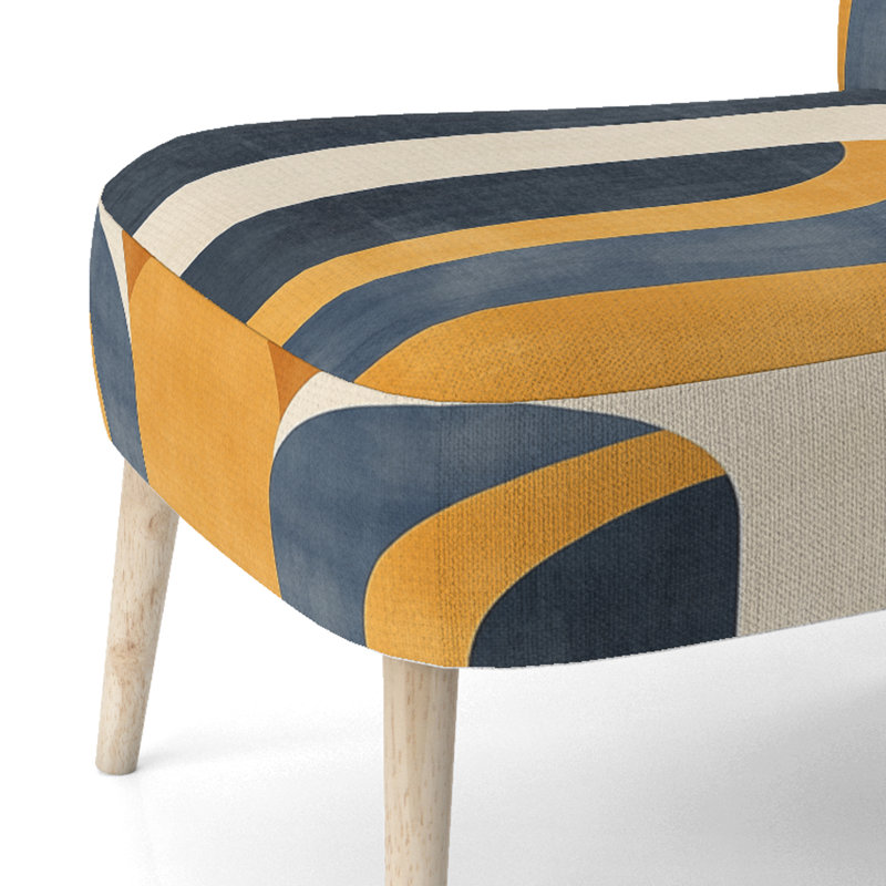 Upholstered Accent Chair, Side Chair Armless