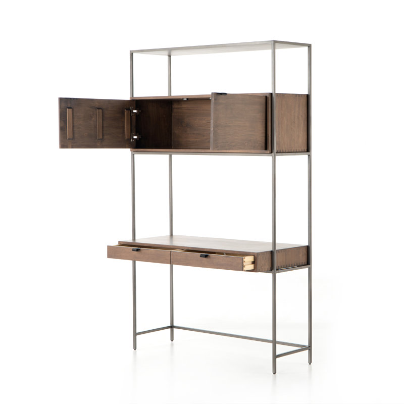 Trey Solid Wood Writing Desk, Auburn Poplar
