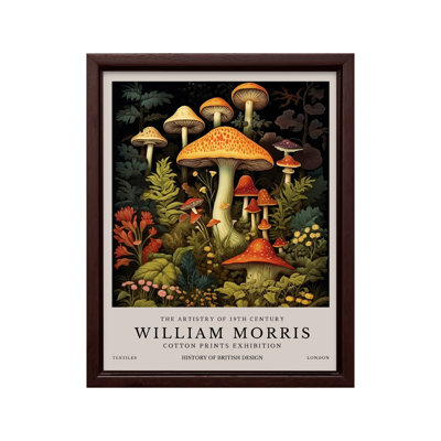 William Morris - Mushrooms No1