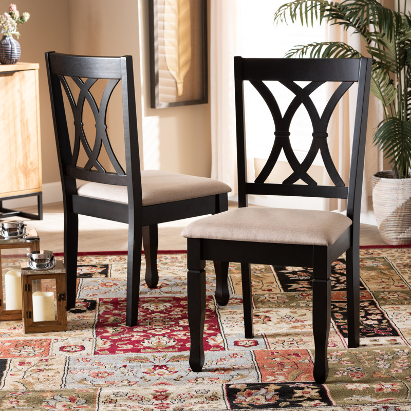 Ared Solid Wood Dining Chair, Sand