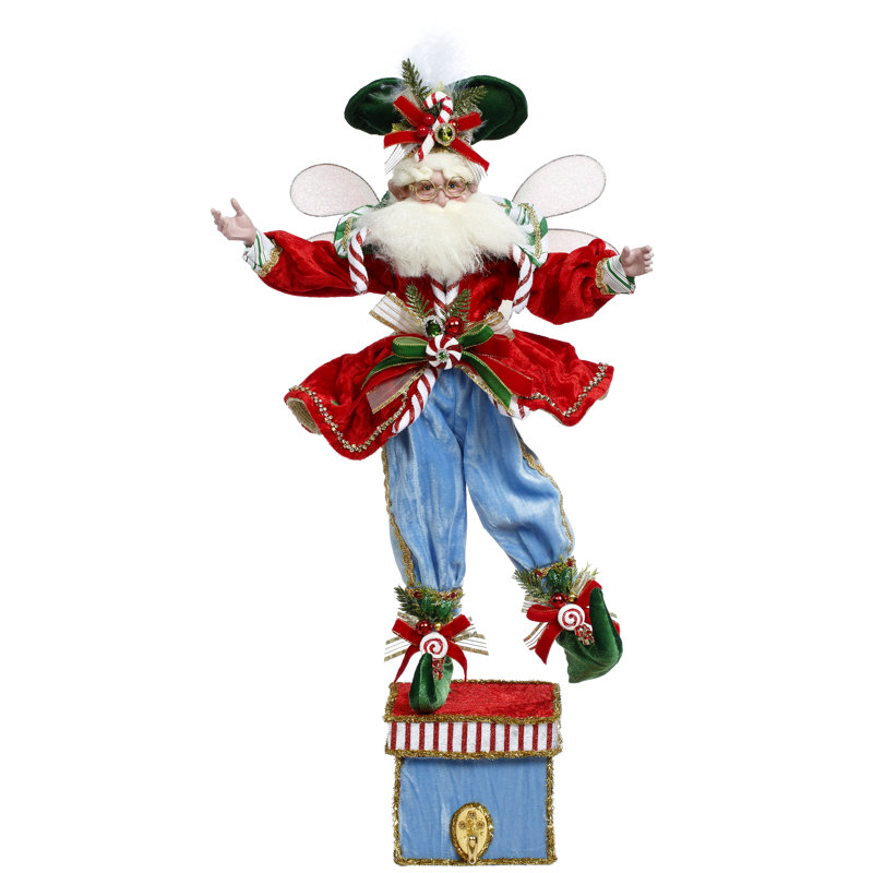 Candycane Fairy Stocking Holder - 21 Inches