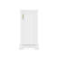 Meuble-lavabo de 16 po avec lavabo, meuble-lavabo simple, avec tablettes réglables et portes à fermeture en douceur