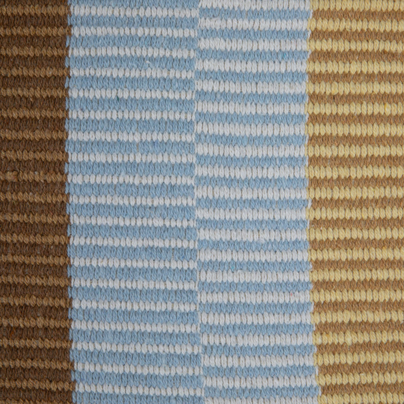 Jeté , Blue/Gray Striped