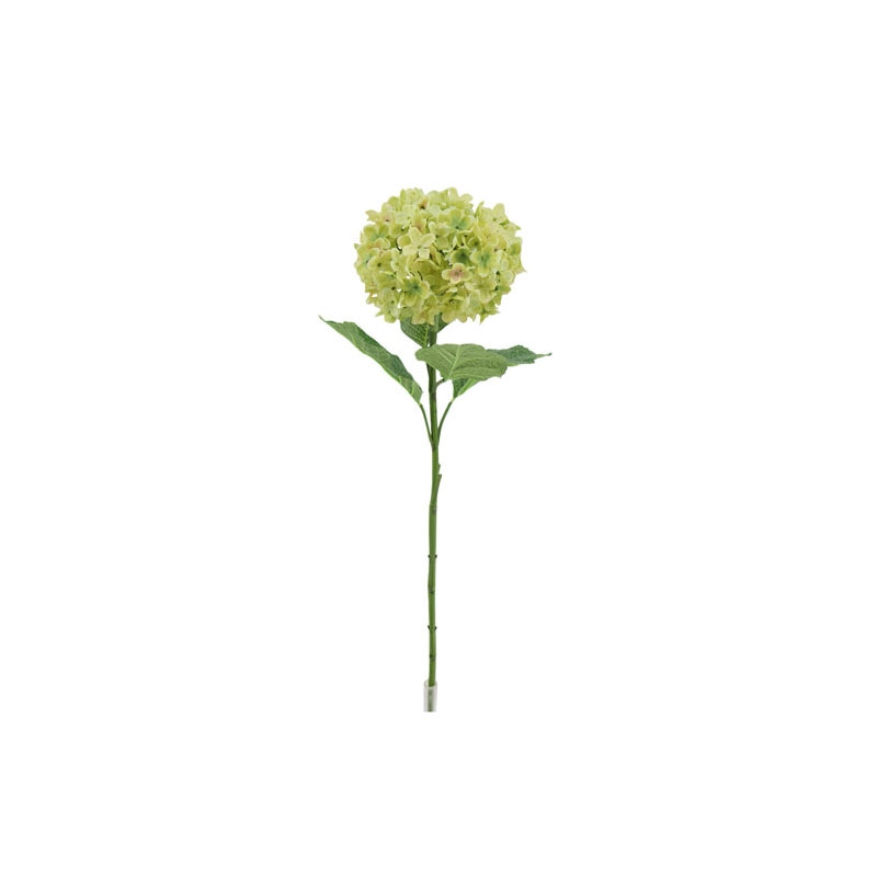 35" Light Green Artificial Hydrangea Stems, Light Green