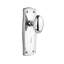 Homestead Interior Mortise Door Knob with Prairie Long Plate-757787133