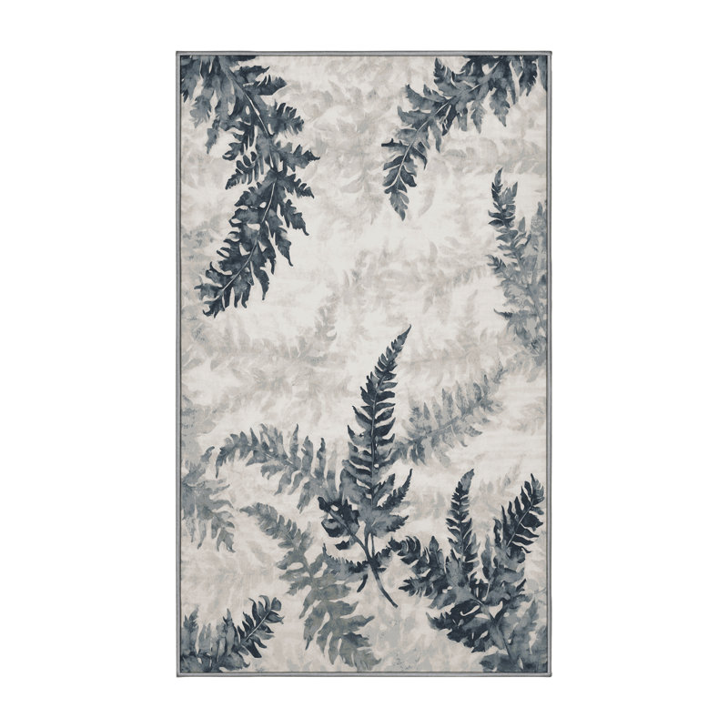 Silky Soft Plush Gray Area Rug, Rectangle 8' x 10'