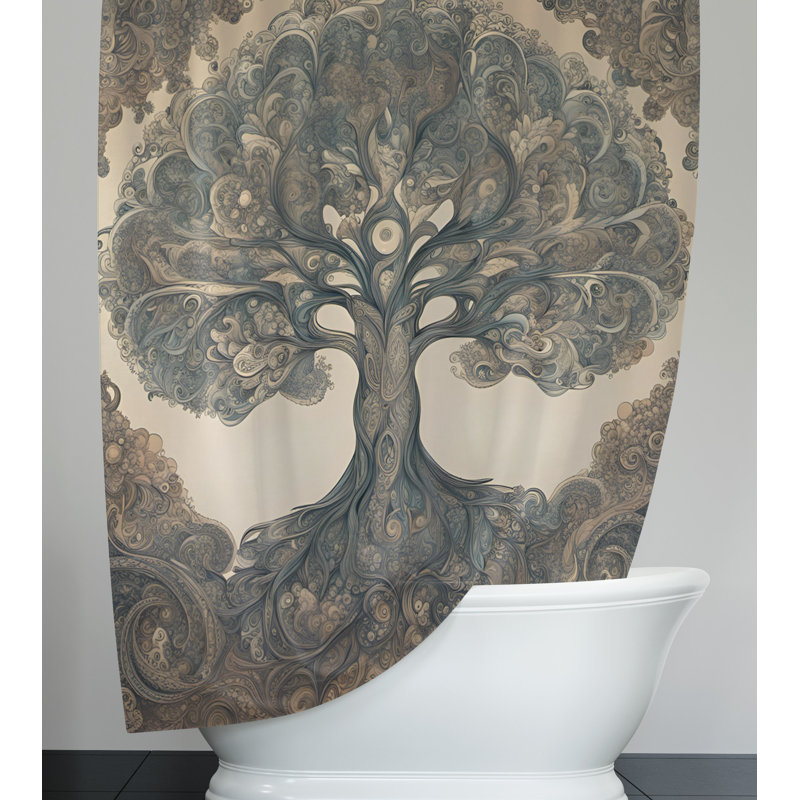 Charlemont Floral Shower Curtain, 70" W x 72" L