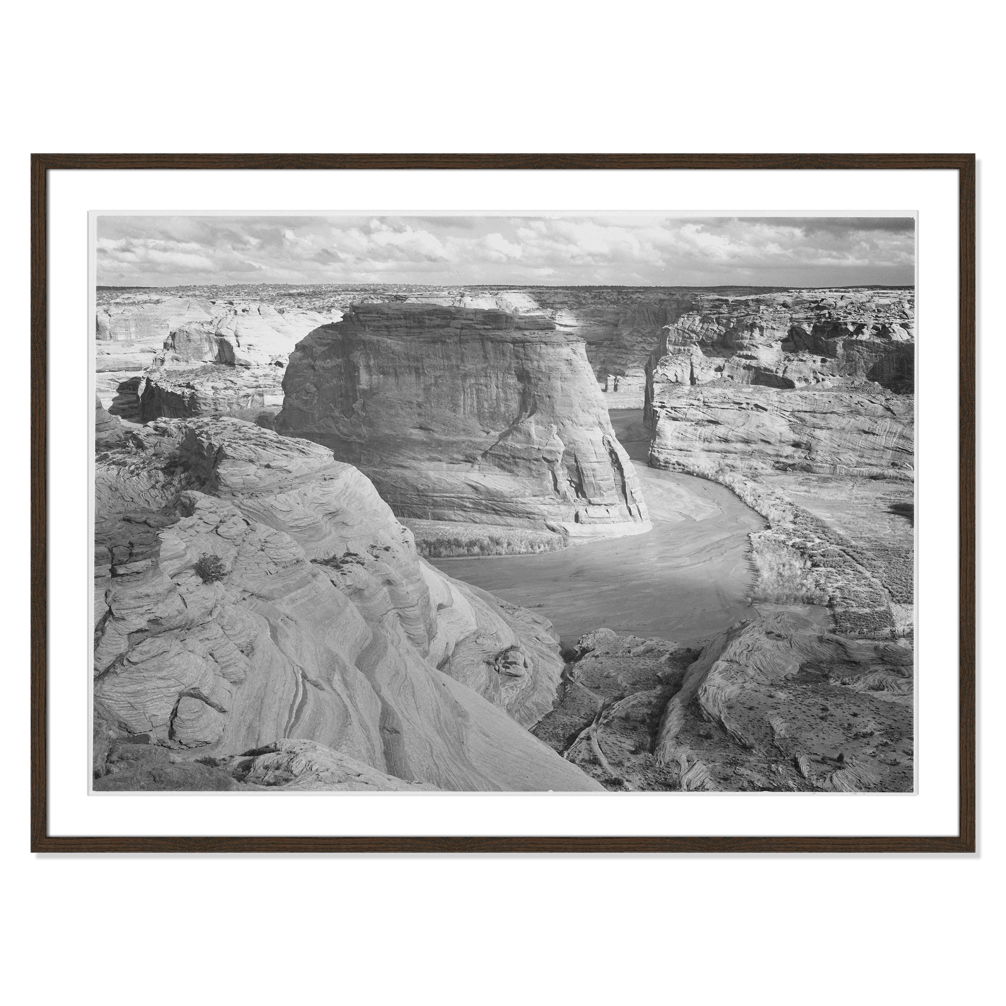 Canyon De Chelly Arizona 2 by Adams, 29.5" H x 41.5" W x 0.75" D, Walnut