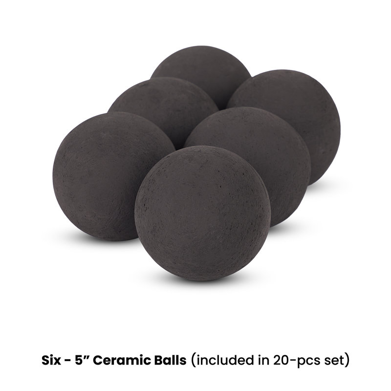 Outdoor Fire Pit Sphere 20 Piece Set By Real Flame