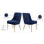 Chaise d'appoint rembourrée en velours Owen-32926668