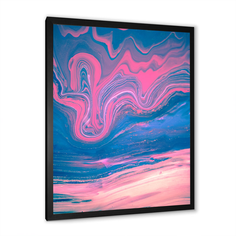 Art mural moderne sur toile luxueuse, Cadre noir, H 20 po x l 12 po x P 1 po