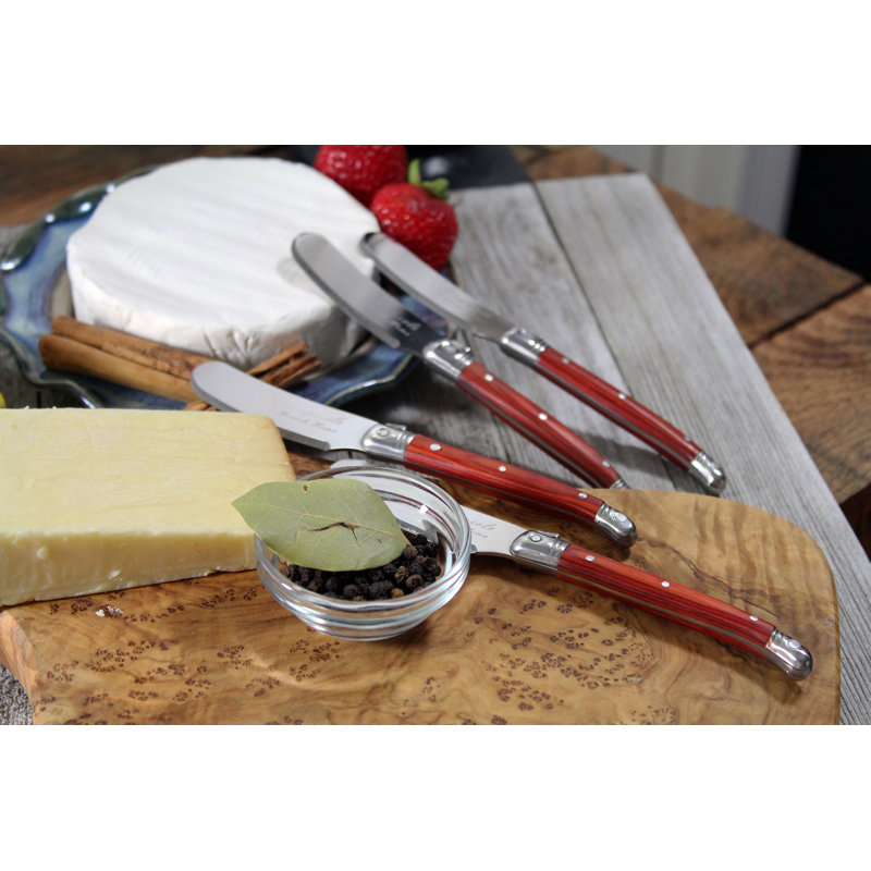 Laguiole Butter Knife, Brown/Silver