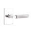 Select Round Privacy (Bed & Bath) Door Lever with Rectangle Rosette-1253181382-1253181390