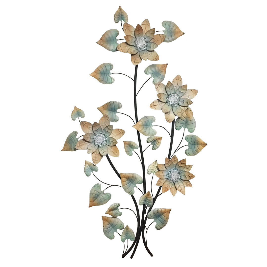 Open Petal Floral Wall Décor
