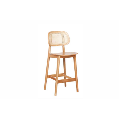 Karson Counter Stool with Solid Wood Frame