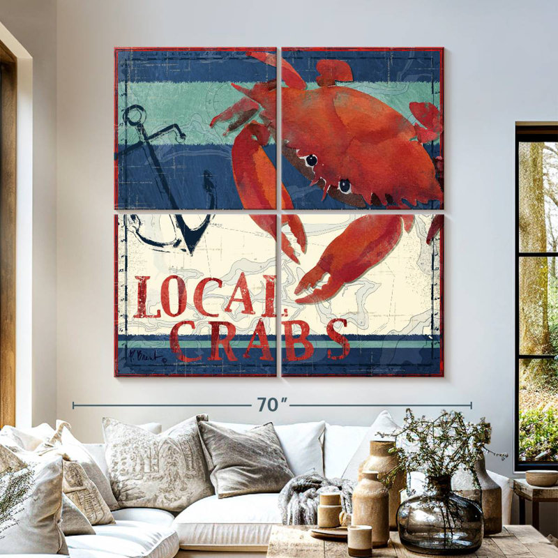 Brampt Deep Sea Crab, 57'' H x 57'' W