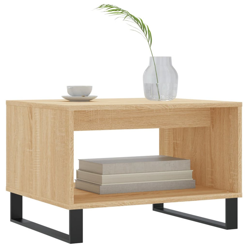 Azilynn Sled Coffee Table with Storage, Sonoma Oak