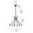 Gadberry 6 - Light Dimmable Bulb Chandelier-377829805