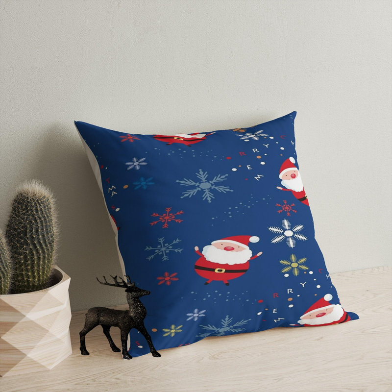 Coussin lavable de qualité supérieure, 17,0 x 17,0 pouces, 50% coton / 50% polyester, rembourrage en silicone, fermeture à glissière dissimulée | Doux, confortable et repassable | Parfait pour la décoration intérieure, le salon et la chambre à cou