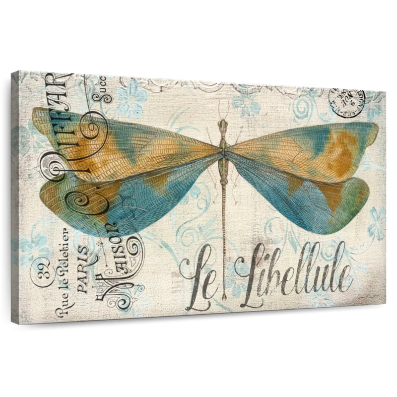 Brampt Lovely Dragonfly, 30" H x 45" W