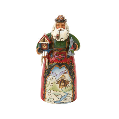 Jim Shore Heartwood Creek German Santa 6.75in H -  4017646