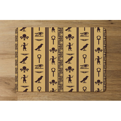 Dajad Polyester, Wood Rectangle Placemat