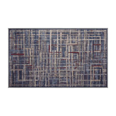 Machine Washable Gray Area Rug